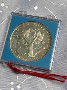 500 Kčs Československá federace 1968-1988 stříbrná mince