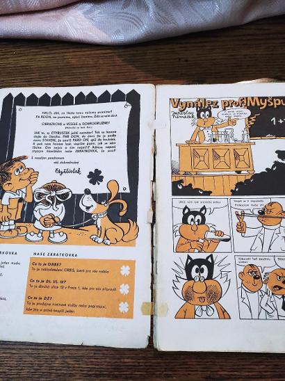 Čtyřístek original č.1 z roku 1969 - Komiksy Čtyřlístek