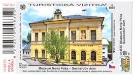 Turistická nálepka No. 4835 - Muzeum Nová Paka - Suchardův dům