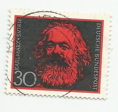 Německo,  Karel Marx,  Mi:DE 558