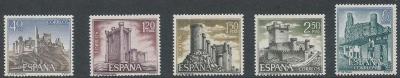 Španielsko 1968 ** hrady komplet mi. 1770-1774