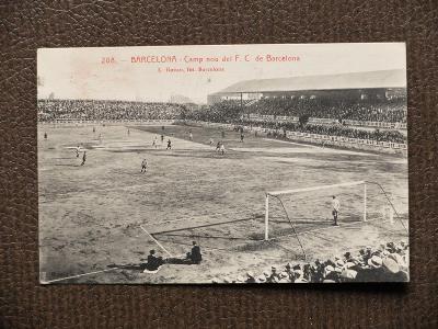 ŠPANĚLSKO FC BARCELONA CAMP NOU 1927 RARITA!!!