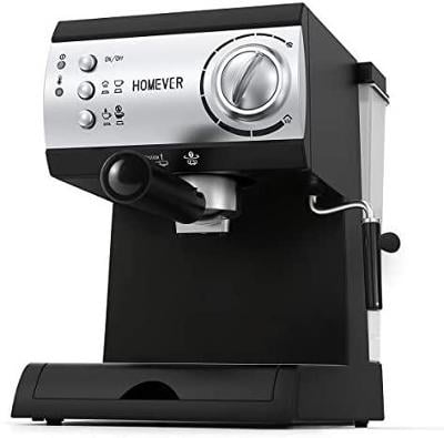 Homever 15 bar, kávovar na espresso s tryskou na mléčnou pěnu
