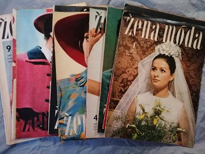 Časopisy Žena +móda 1968, č 1-11
