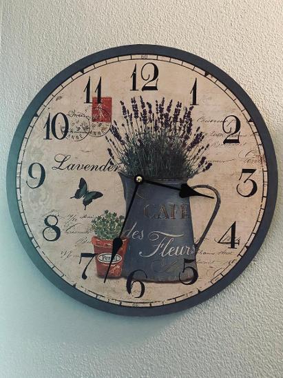 Velké nastěnné hodiny ve stylu provence - Zařízení pro dům a zahradu