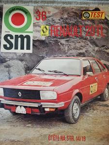 Časopis Svět motorů 1977 č 36, test Renault 20 TL