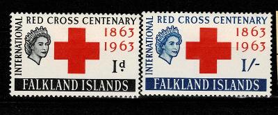 Falkland Islands Mi 142/3* 100.let červeného kříže - Nr.z9