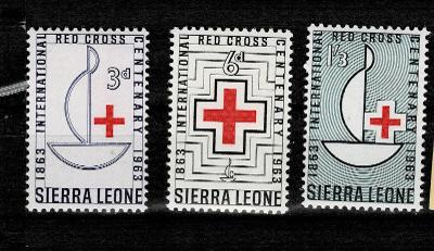 Sierra Leone Mi 236/8* 100.let červeného kříže - Nr.z9