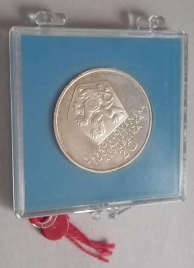 Stříbrná mince 20 Kčs Andrej Sládkovič - proof!