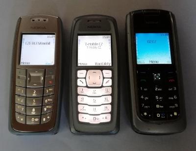 3x starý funkční mobil Nokia: 3120, 3100, 6021