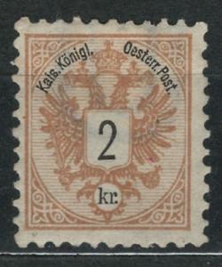 Rakousko / Österreich 1883 - DOPPELADLER - ANK / Mi. 44 **/*