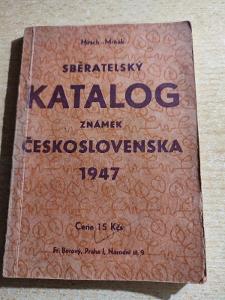 sběratelsky katalog známek Československo 1947