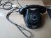 Starý bakelitový černý retro telefon - Starožitnosti