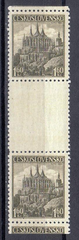 Kutná Hora 1936, řezané meziarší** - od 1kč