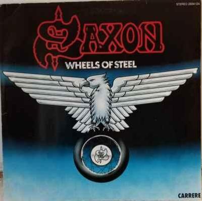 LP Saxon - Wheels Of Steel, 1980 EX