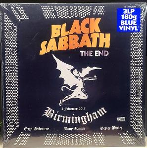 BLACK SABBATH -The End - LIVE - 3xLP, MODRÉ VINYLY,  NEROZBALENÉ!