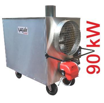 Plynový ohřívač vzduchu Topná pec, olejový ohřívač XARAM Energy 90KW S