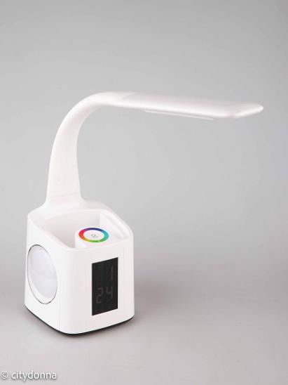Stolní RGB lampa s držákem tužek/ světlo 6000K/ Od 1Kč - Osvětlení