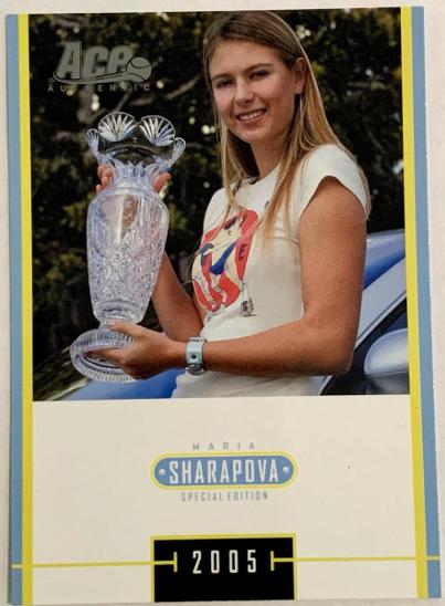 MARIA SHARAPOVA @ Ace Authentic Special Edition Tennis - Sportovní karty
