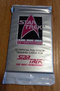 Balíček karet 1991 Star Trek 25th Anniversary S1 - Next generation 