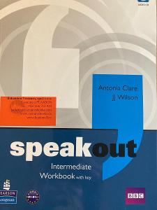ANGLIČTINA-učebnice SpeakOut Intermediate Work Book - SLEVA