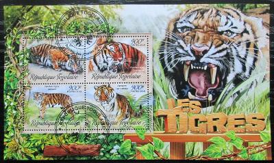 Togo 2016 Tygři Mi# 7454-57 Kat 14€ 2573