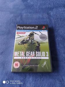 Metal Gear Solid 3 Subsistence PS2 velmi vzácné