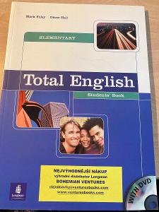 ANGLIČTINA-TOTAL ENGLISH ELEMENTARY Student´s Book + DVD-SLEVA