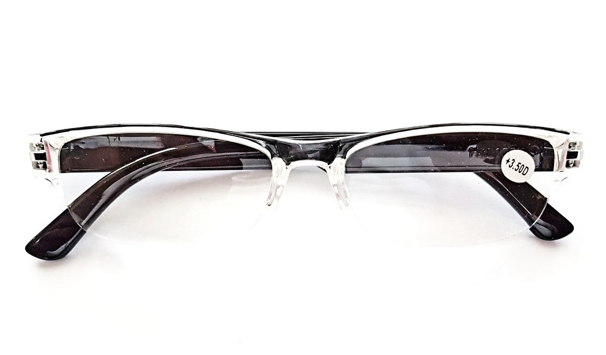 Dioptrické okuliare na čítanie plastové transparentné rámčeky +4,0 - Lekáreň a zdravie