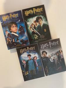 4ks VHS kazeta Harry Potter 