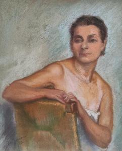 Portrét dámy, dat. 1952