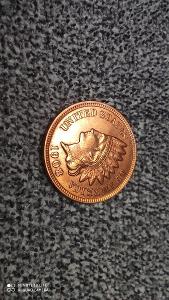 1 cent 1908 stav 0/0 