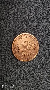 1 cent 1907 stav 0/0 