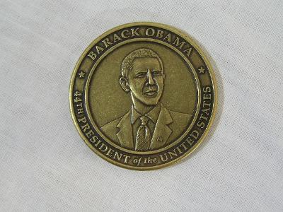 Pamětní mince USA Barack Obama 2009 inaugurace
