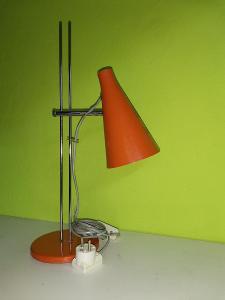 Retro stolná kovová lampa Lidokov Model L 194