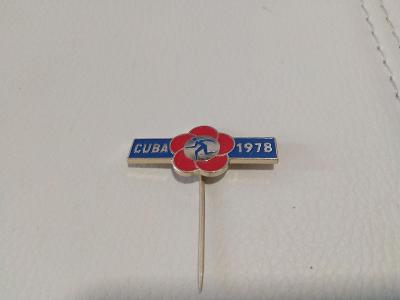 Odznak Mezinárodní festival mládeže Kuba 1978