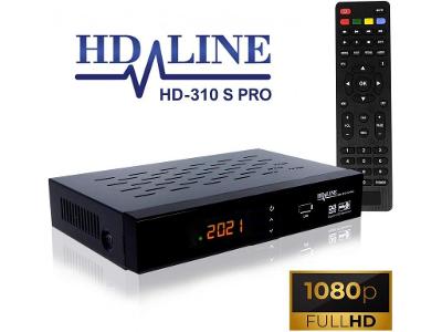 HD-line 310S PRO přijímač satelitní HD digitální satelitní přijímač HD