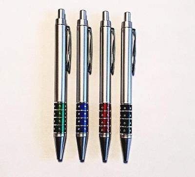 Kuličkové pero, propiska QiiM 2, stříbrná 1ks