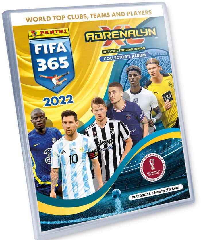 Originál Album na Fotbalové kartičky FIFA 365 - 2022 Adrenalyn XL - Sportovní sbírky