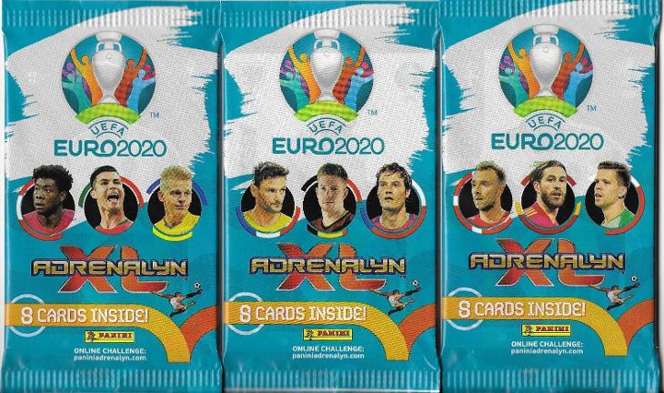 Fotbalové kartičky UEFA Euro 2020 Adrenalyn XL  : Nové balíčky ! - Sportovní karty