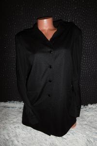 krásný příjemný dámský černý kabátek, zakázkové šití od švadleny L/XL