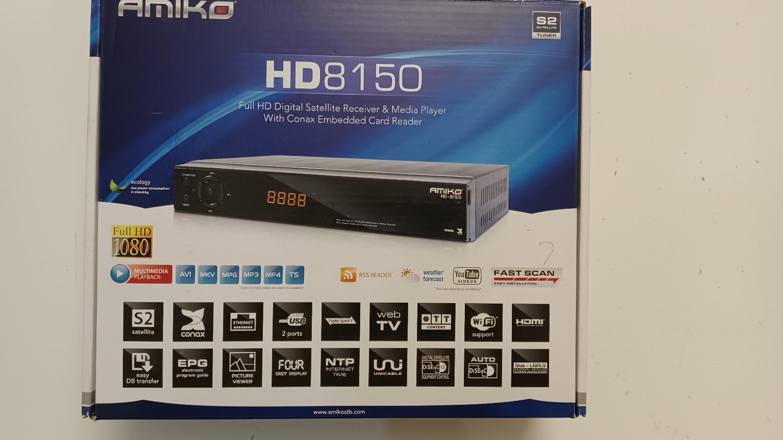 Satelitní přijímač HD8150 *094 - TV, audio, video