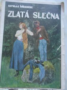 C. Mendes Zlatá slečna 1928 280 s. milostný román brož.