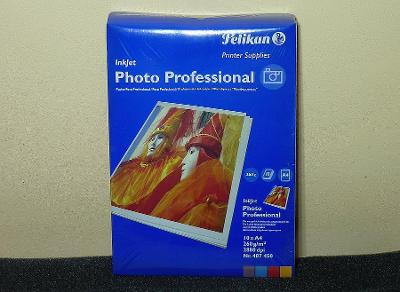 Profesionální polo-lesklý fotopapír Pelikan A4-260g  celkem 40 listů