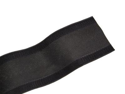 Kabelový organizér suchý zip na stranách polyester barva černá 