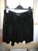 Čierna zamatová sukňa veľ. 38 - Dámske oblečenie