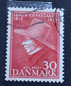 Dánsko-Danmark, 1955. Výročí-Soren Kierkegaard, MiNr.285 / KT-516