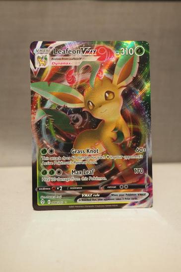 Pokémon Karty Leafeon Vmax Evolving Skies 008 Aukro 