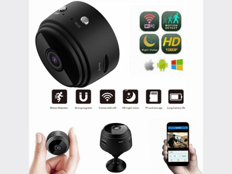 Mini špionážne múdra bezdrôtová kamera s wifi HD a nočné videnie - TV, audio, video