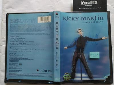 Autogram podpis Martin Ricky - One Night Only DVD